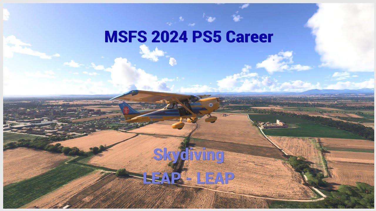 MSFS 2024 PS5 Career - Skydiving Specialization Mission 