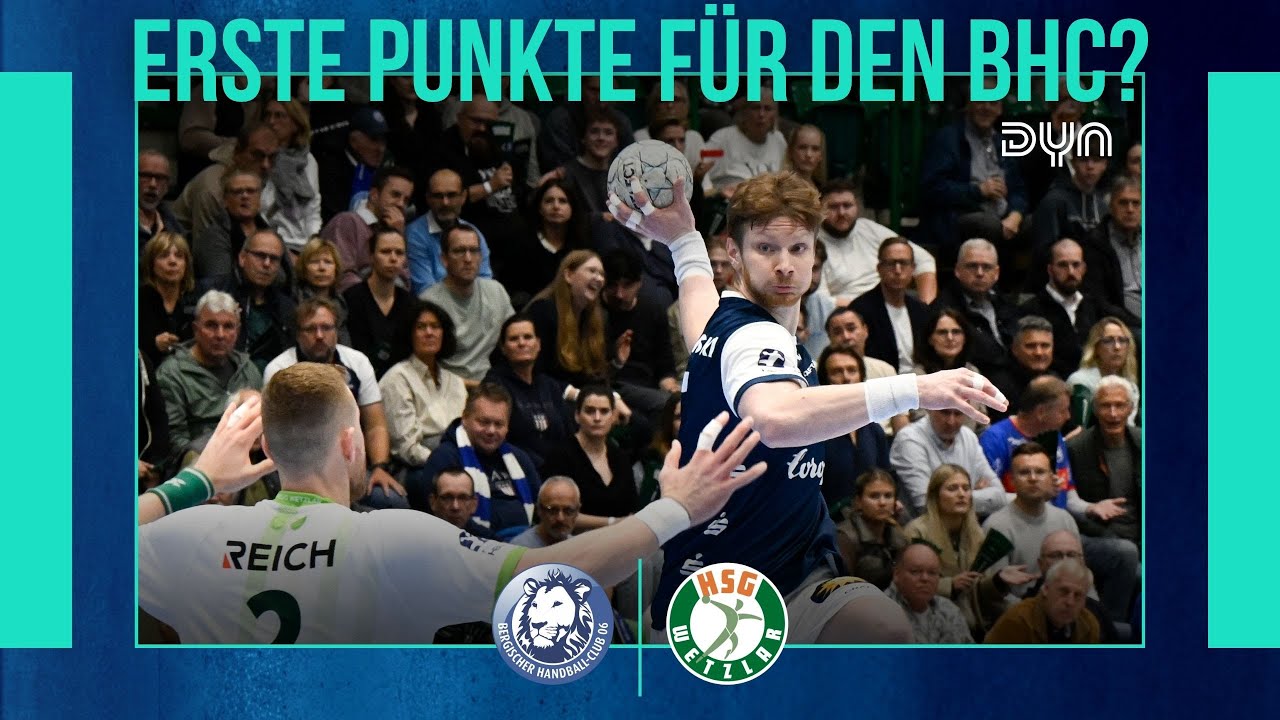 Highlights: Bergischer HC - HSG Wetzlar (Saison 2025/26) Dyn Handball | DAIKIN HBL