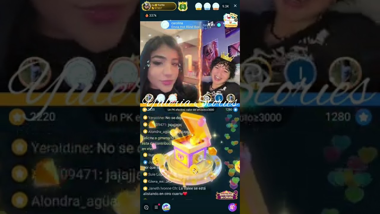 YULERIA MAQUILLANDOSE PARA IR A CENAR 25/04 LIVE DE BIGO