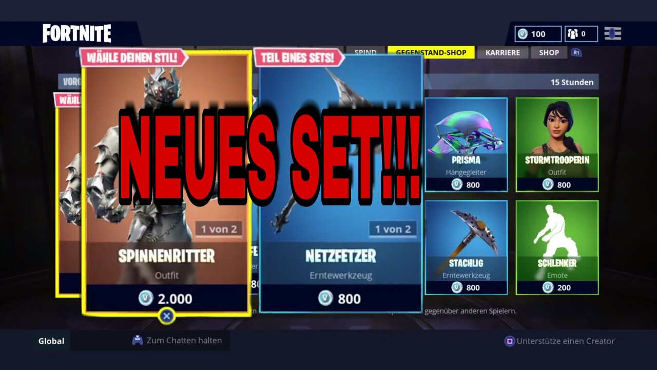 Gegenstand shop [21.10.2018] neues set