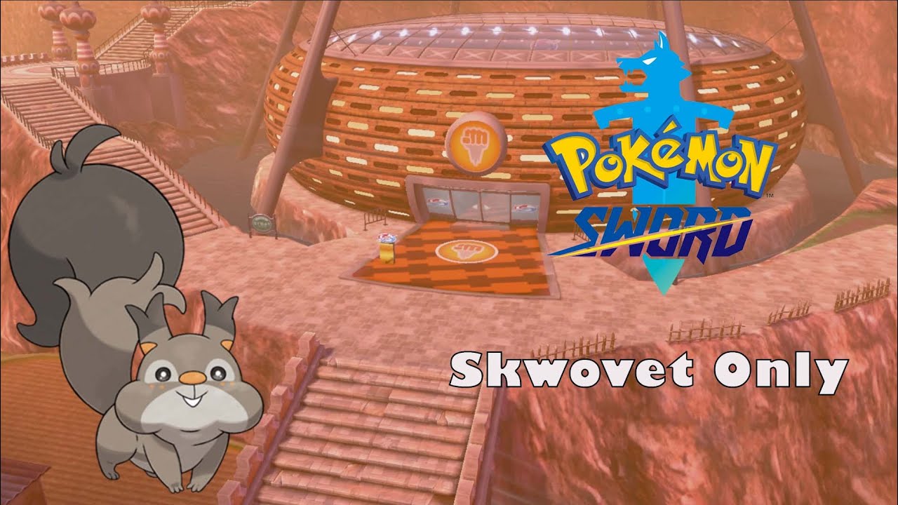 Can I Beat Pokemon Sword With Only Skwovet? | No Items In Battle