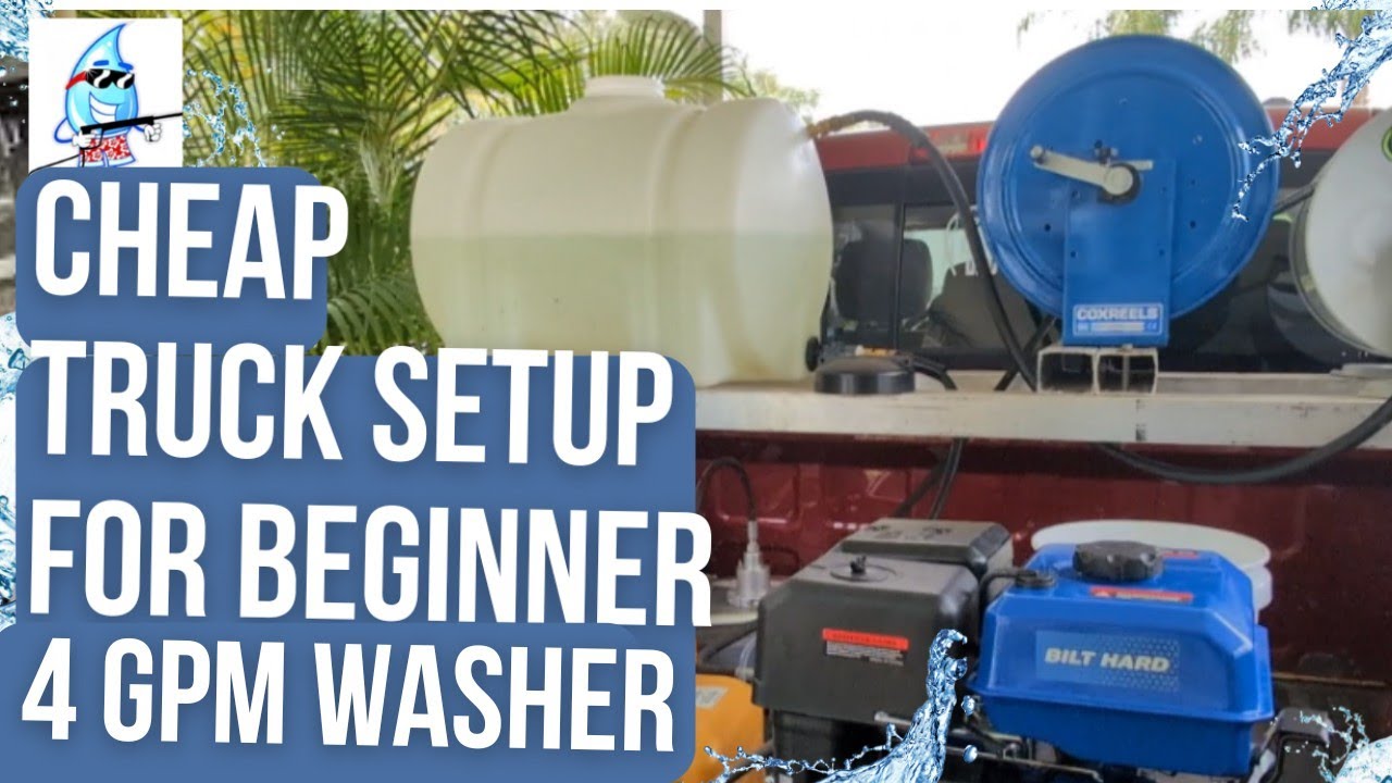 Pressure Washing Business Truck Build: 4GPM Setup with Buffer Tank | External Unloader Valve