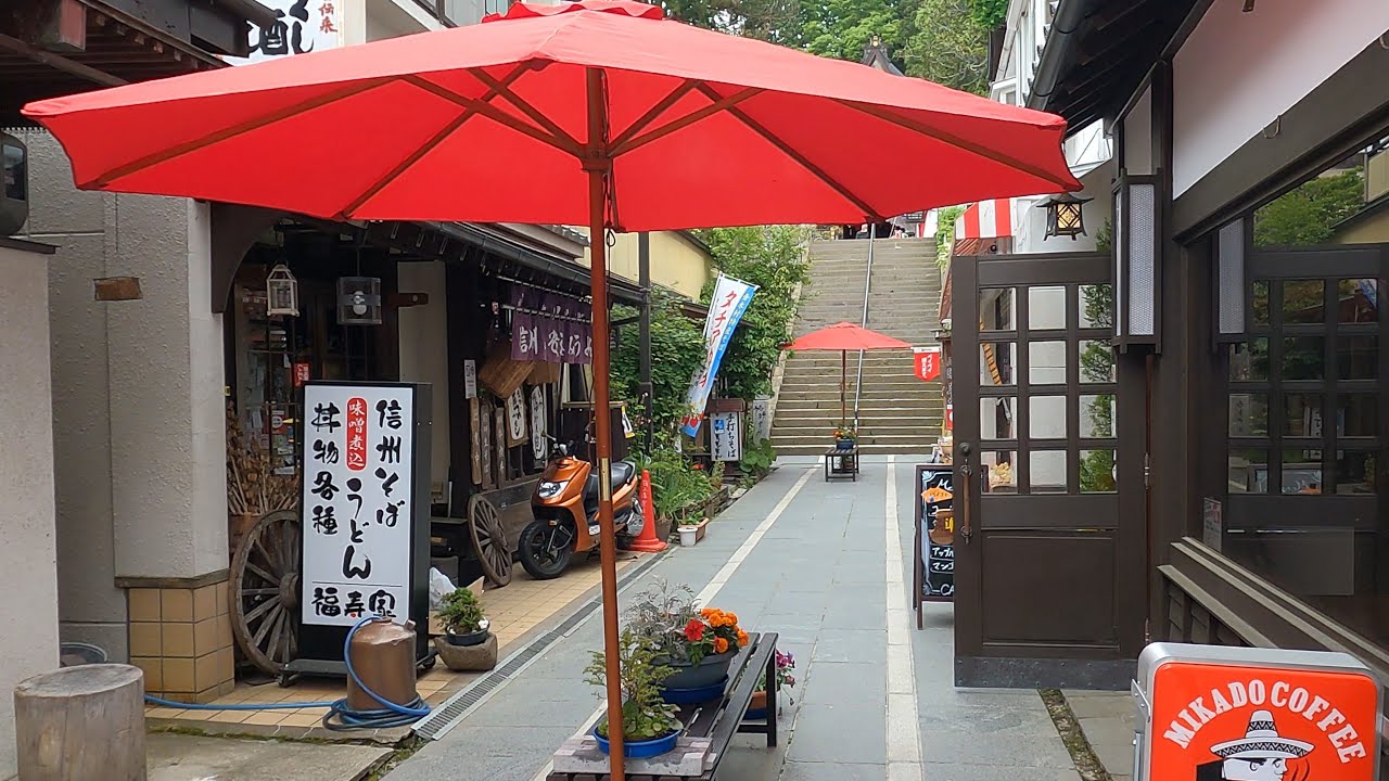 【別所温泉】 Bessho Onsen - Japan's oldest hot spring・Japan 4K Walk