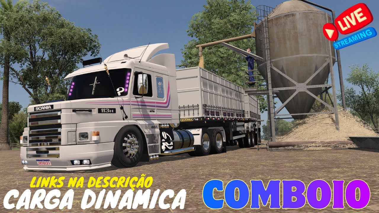 🛑ETS2-1.57-Comboio Dos Graneliros Na Carga Dinamica #shorts #shortsfeed #caminhão #arqueado