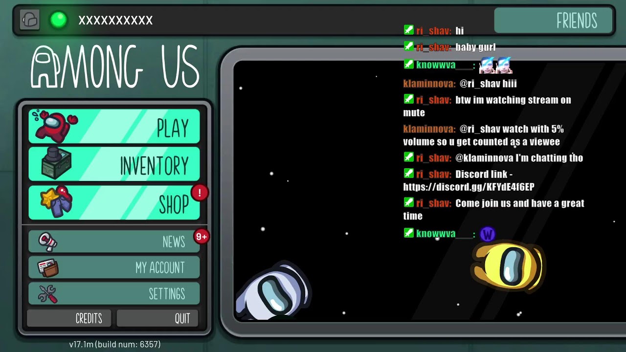 Among us and fun (also live on twitch and discord server is in the description)