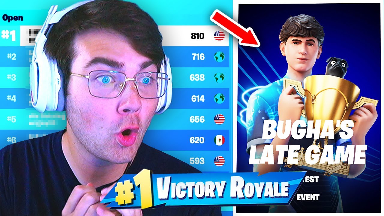 I Competed in the BUGHA LATE GAME Tournament in Fortnite... (Fortnite Competitive)