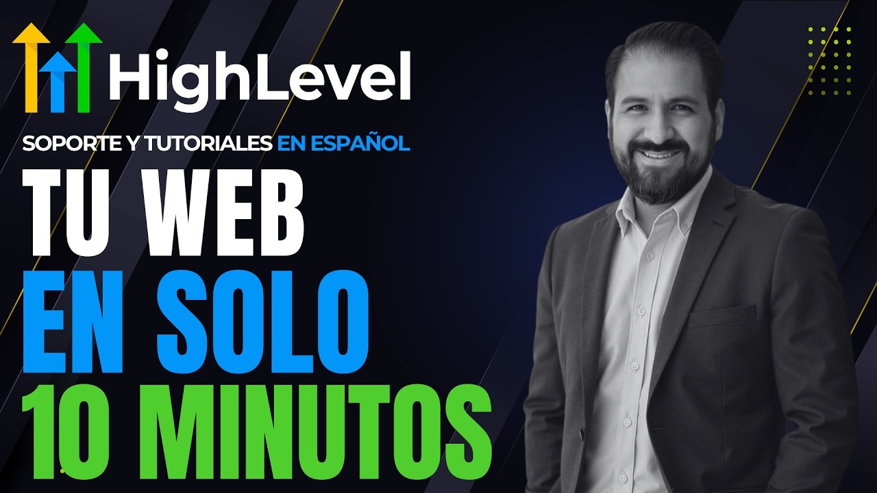 Crea tu Sitio Web en High Level en 10 Minutos (Go High Level Paso a Paso) ✅