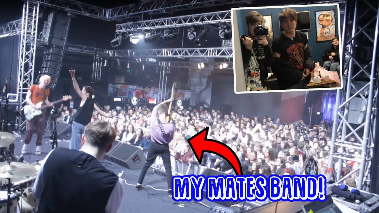 I Vlogged My Mates Band Support THE WOMBATS! | Myriam Adams & Overpass Live at Coventry Empire