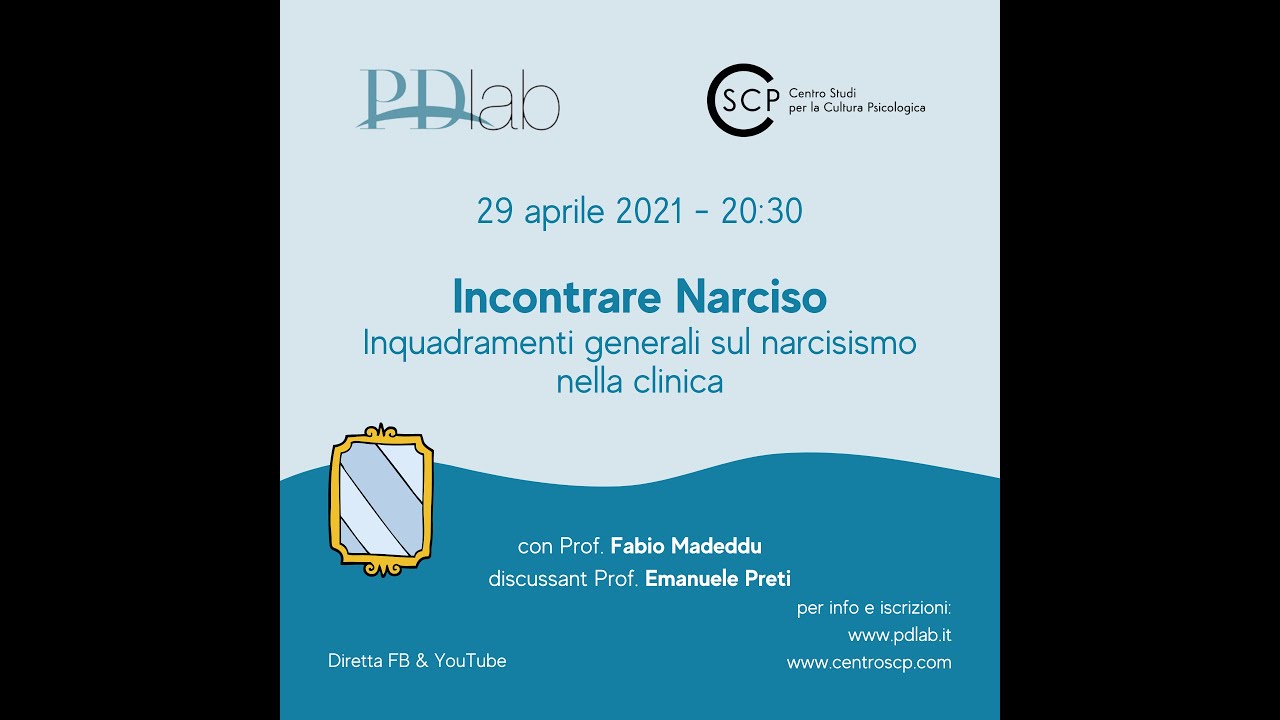 Incontrare Narciso: inquadramenti generali sul narcisismo nella clinica