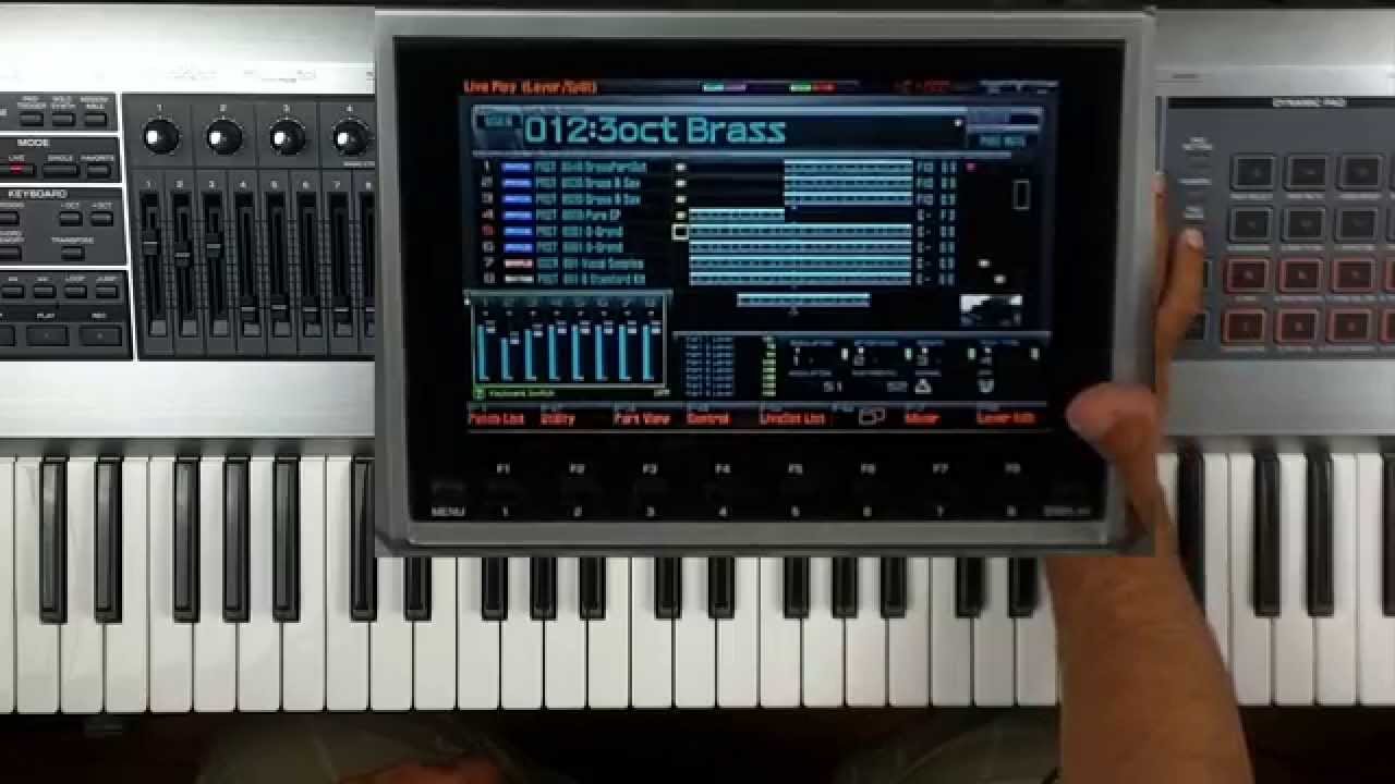 Roland Fantom G - 3 Oct Brass Live Set