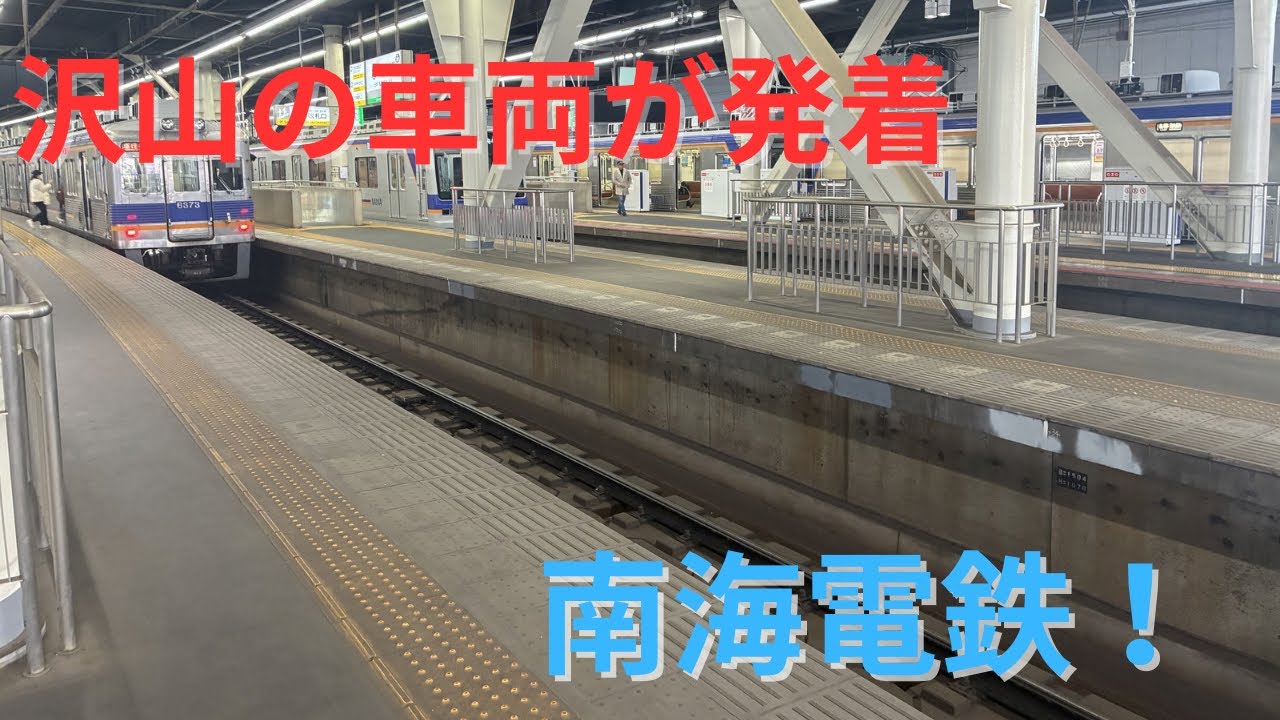 [南海]沢山の車両が発着！南海電鉄の紹介