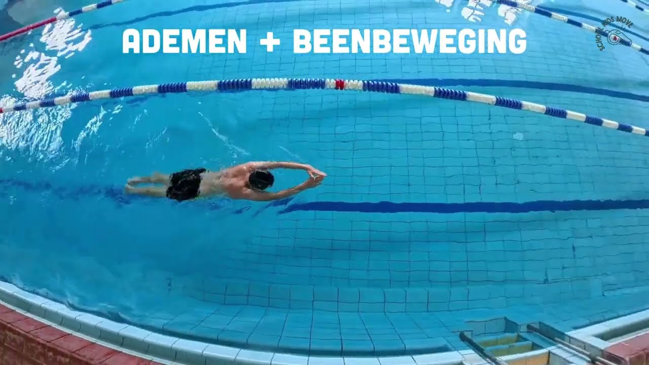 SCHOOLSLAG: Beenbeweging + ademhaling (pijl)