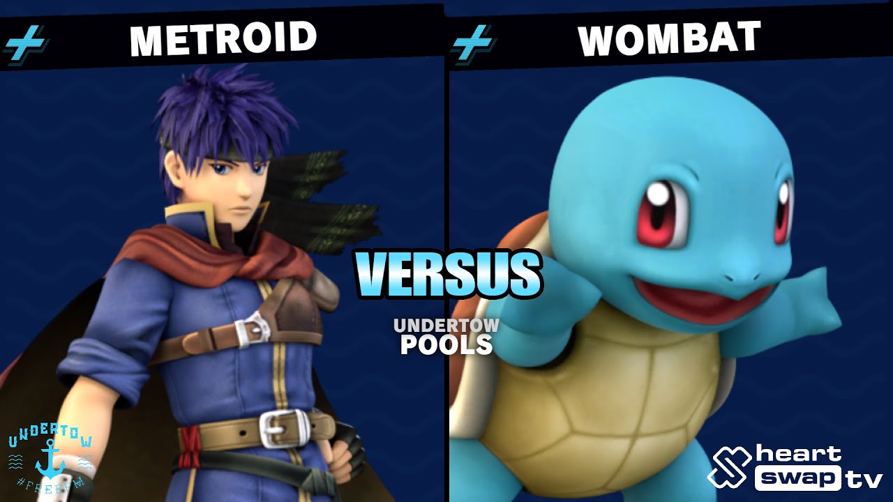 Undertow Singles - Metroid (Ike) vs Wombat (Squirtle) - Project +