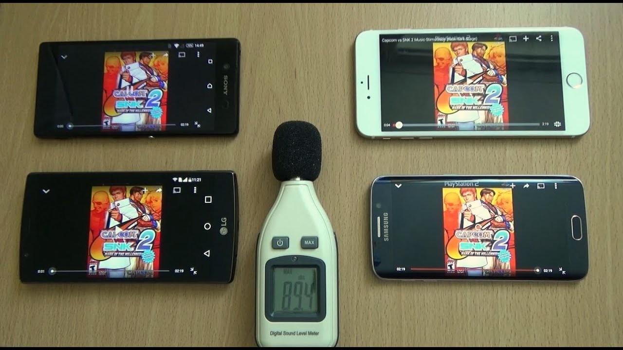 Xperia Z3+ VS S6 Edge VS LG G4 VS IPhone 6+  -  Speaker Test