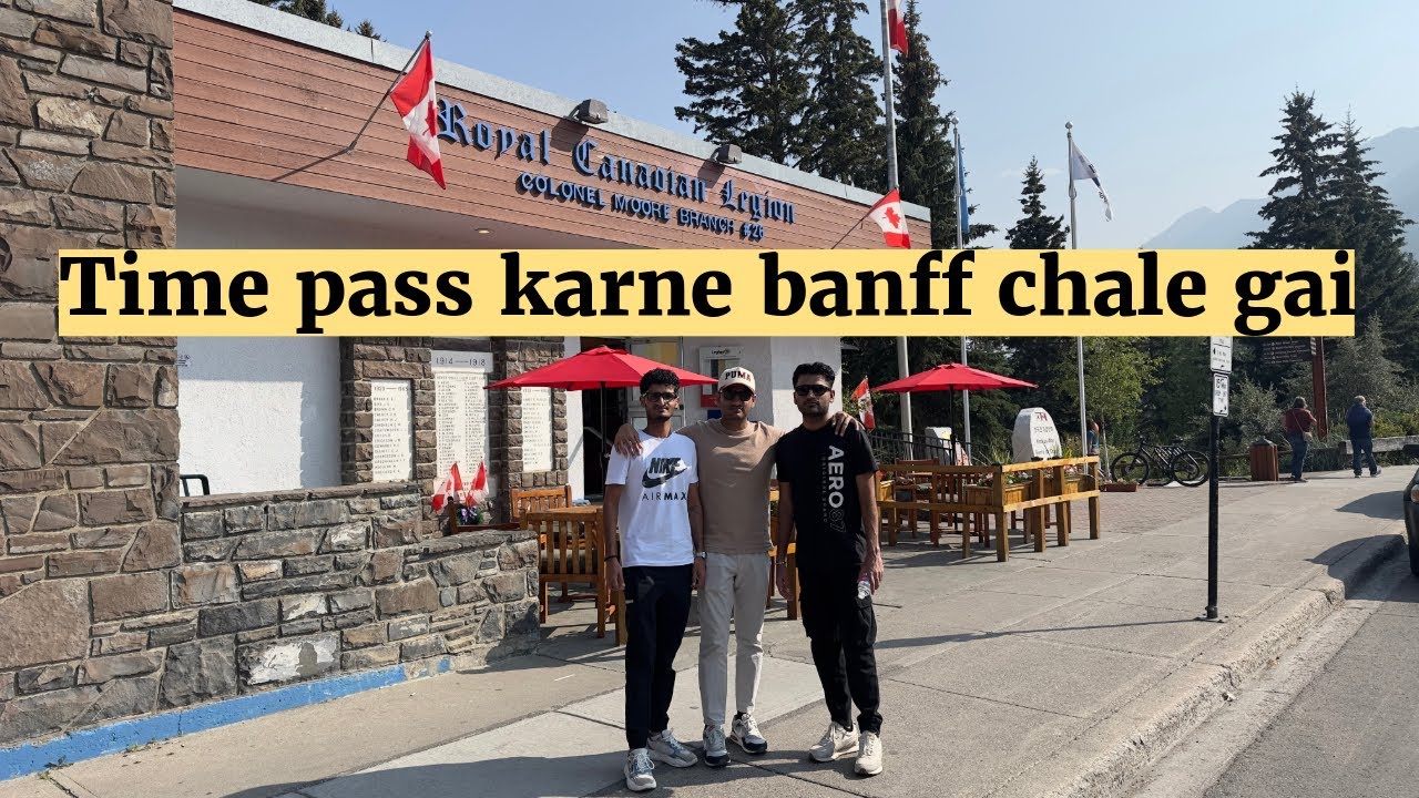 Banff ki traf chale gai time pass karne