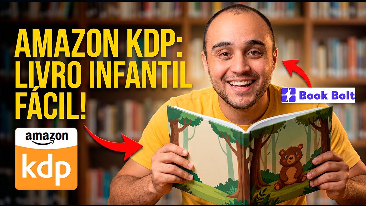 (GRÁTIS) Como Criar Livros Infantis na Amazon KDP em 2026 com o Book Bolt