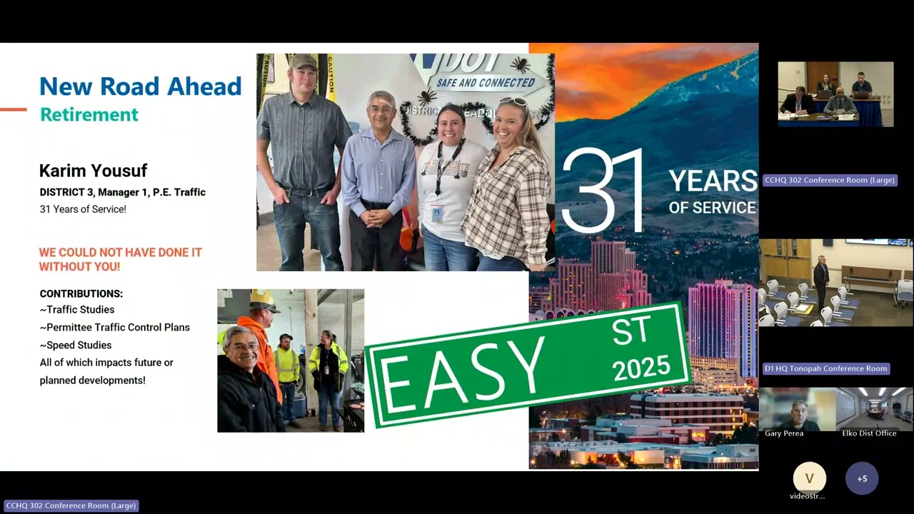 NDOT Board of Directors Meeting February 9th, 2026