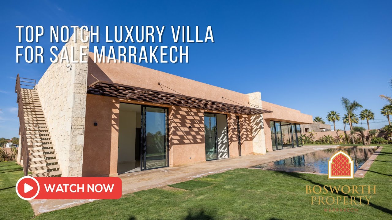 Top Notch Luxury Villa For Sale Marrakech