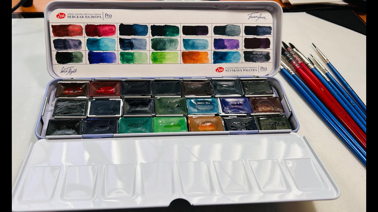 Acuarelas White Nights parte 2... unboxing del segundo juego.. me han gustado estas acuarelas?