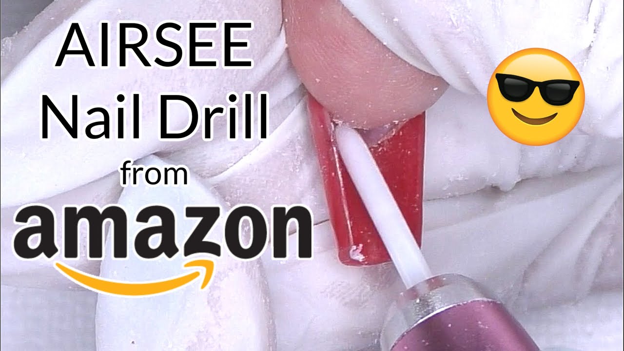 Acrylic Nails Infill and Overlay | Airsee Nail Drill Review