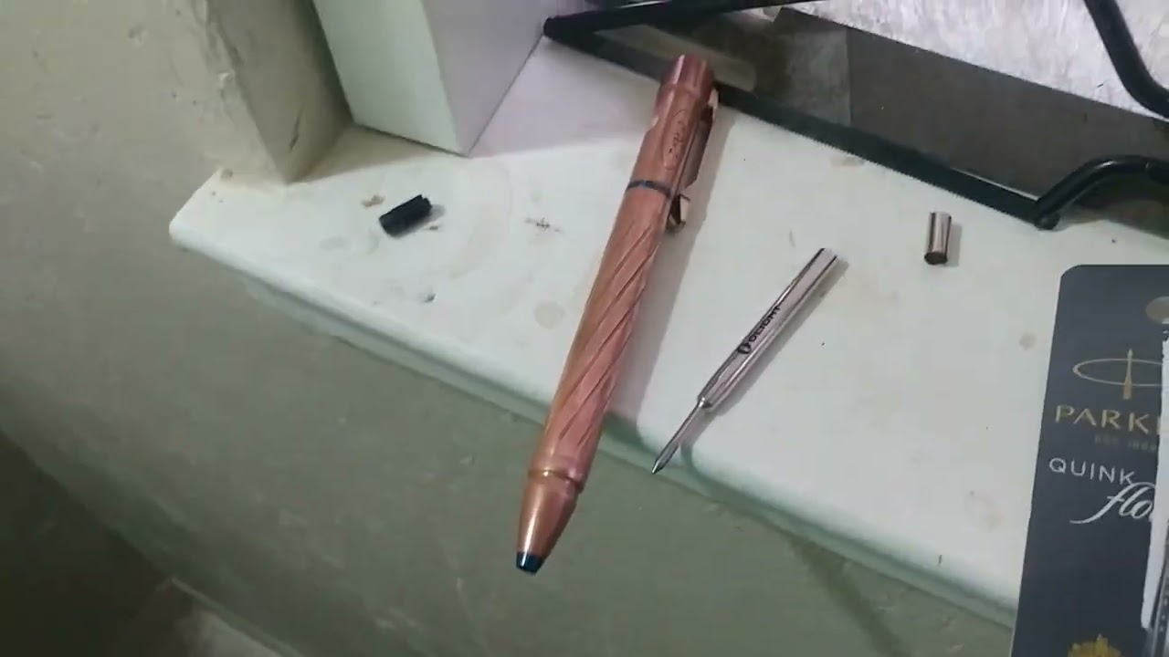 olight o'pen 2 cu with Parker refill DIY mod, no adapter needed.