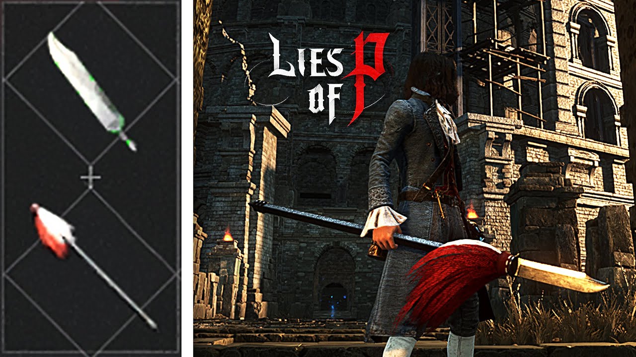 Tyrant Murderer's Dagger + Cursed Knight Halbred - Lies of P