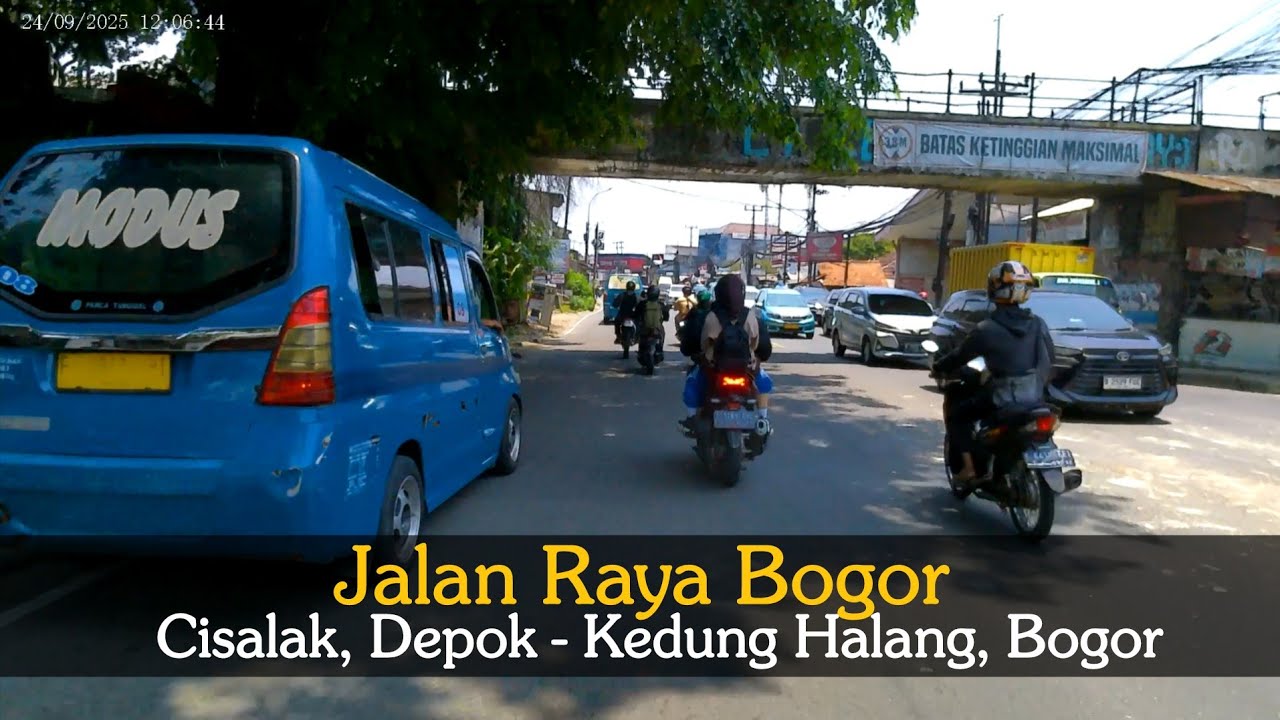 Jalan Raya Bogor || Cisalak DEPOK - Kedung Halang BOGOR || 24 September 2025