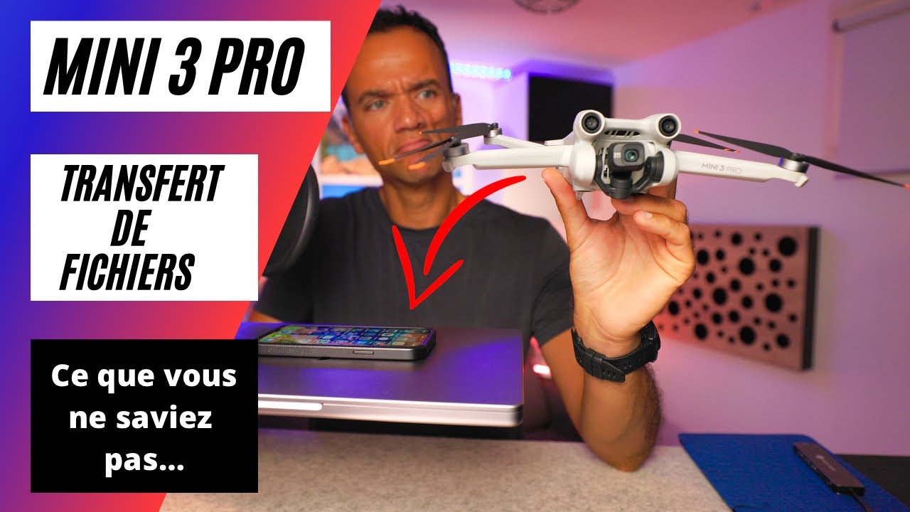 Tuto Dji Mini 3 Pro : transfert de fichiers (quicktransfer, câble, SD)