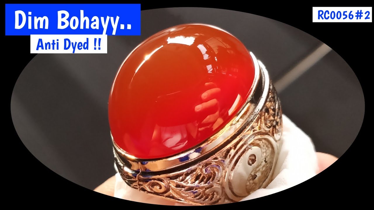 Batu Akik - King Obi - Bacan Obi | Red Carnelian Chalcedony