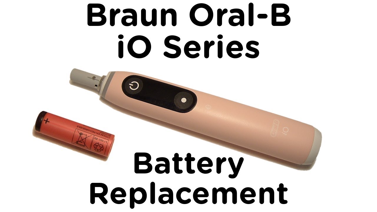 Battery Replacement Guide for Oral-B iO Series Toothbrush iO10 iO9 iO8 iO7 iO6 iO5 iO4 iO3 - How To