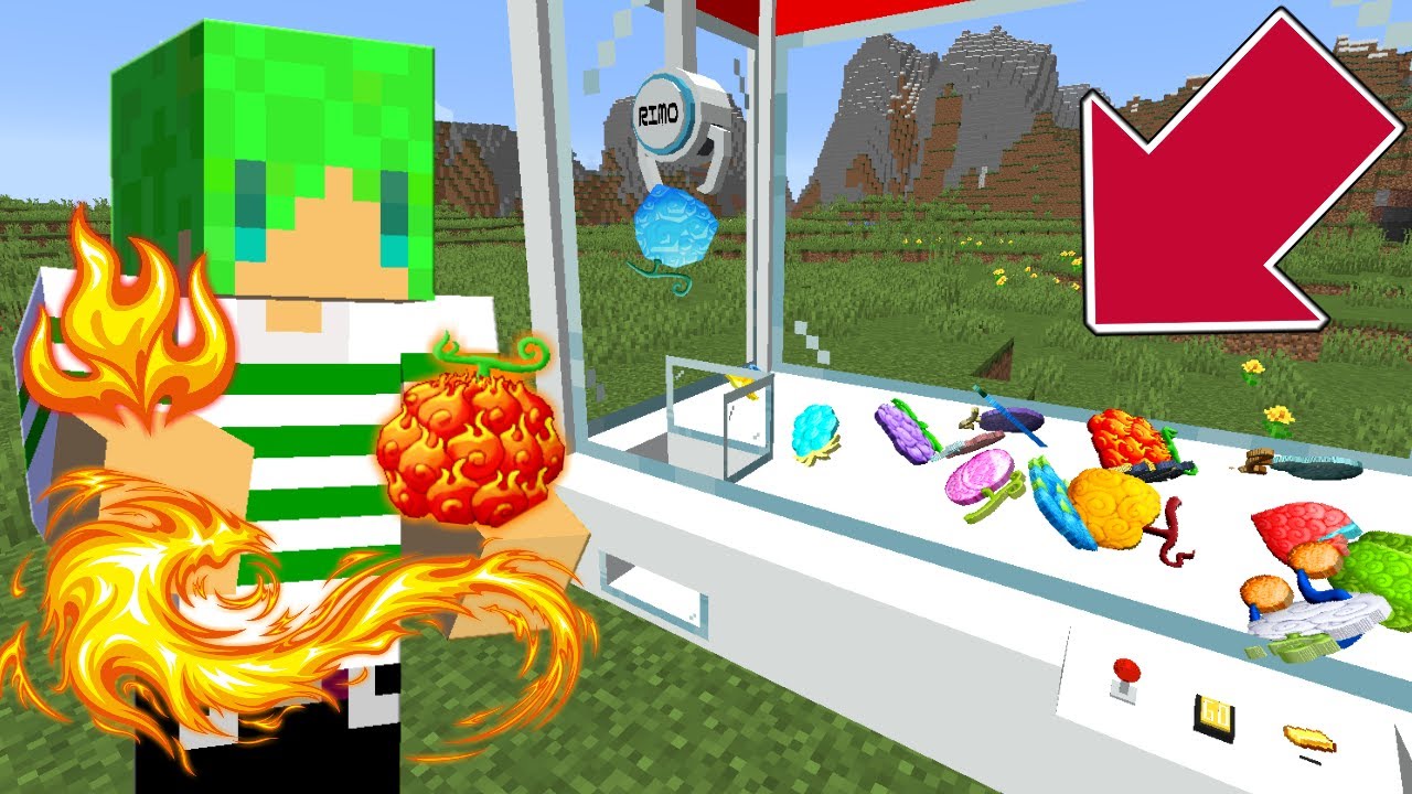 【マインクラフト】クレーンゲームから『悪魔の実』が取れる世界でサバイバルしたら最強すぎた...