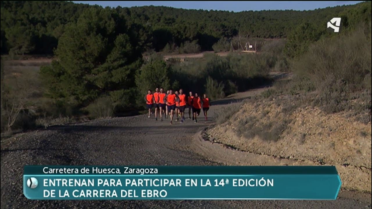 Militares se entrenan para participar en la Carrera del Ebro