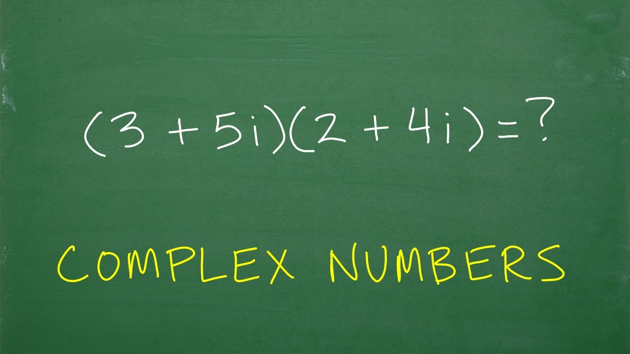 (3 + 5i)(2 + 4i)=? Find the product of the complex numbers