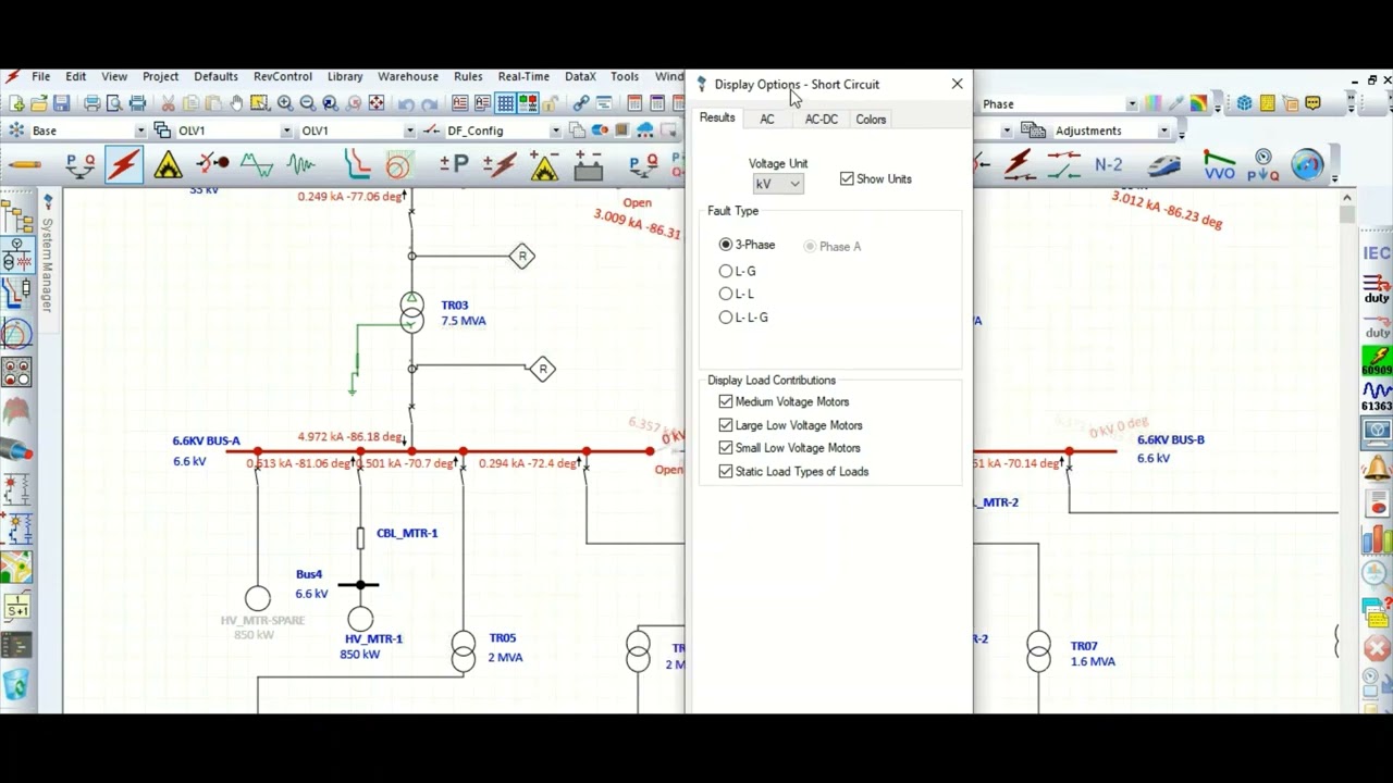 ETAP Power System Study II Single Line to Ground Fault Analysis