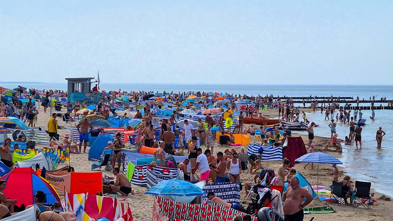 Rowy 15.08.2025 Plaża Promenada Deptak