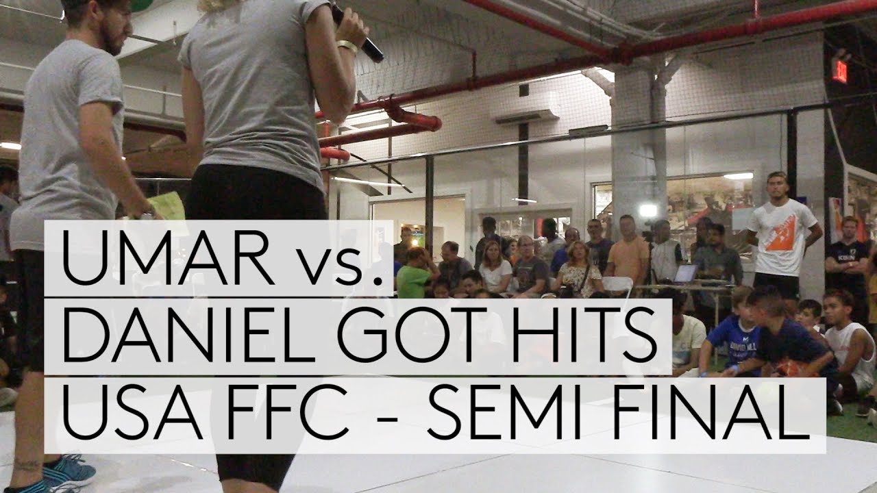 SEMI FINAL || DANIEL GOT HITS vs UMAR || USA Freestyle Football Championship || No ID Football