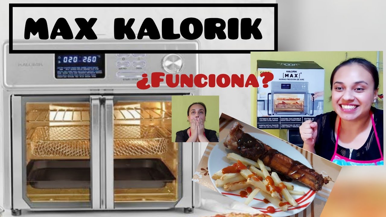 MAX KALORIK 🔴¿Funciona?¿Vale la pena?😃😠🥴¿Qué quieres que cocine con la MAX KALORIK?#maggieglezz🤷‍♀️