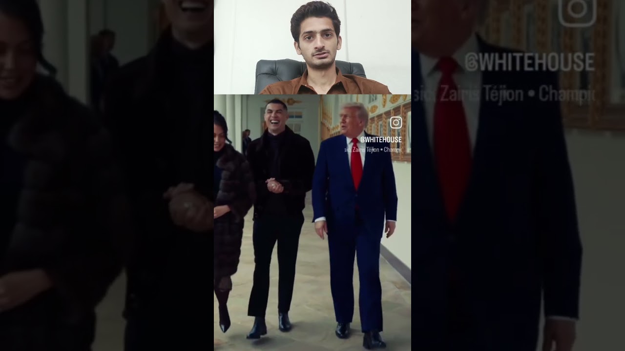 Reaction on Cristiano Ronaldo & trump meeting 