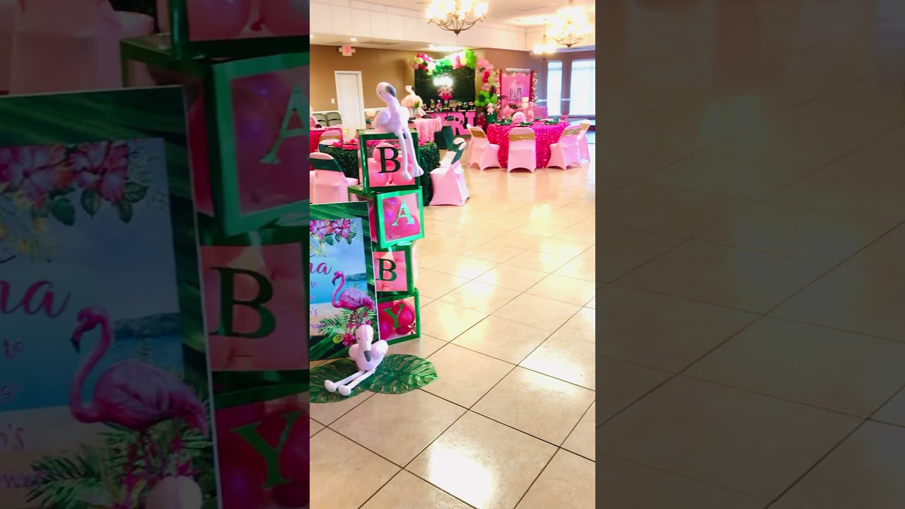 Aloha Theme Baby Shower decor