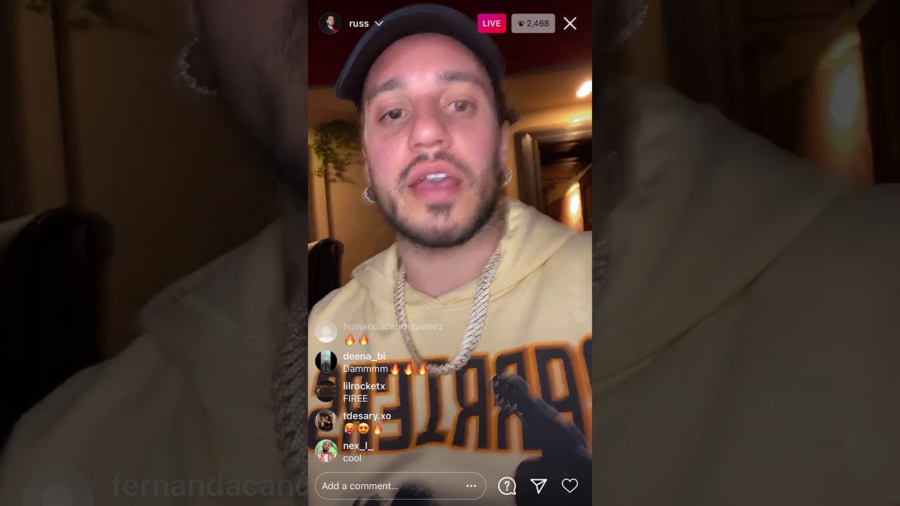 Russ makes a beat in 5 minutes IG Live Pt. 2