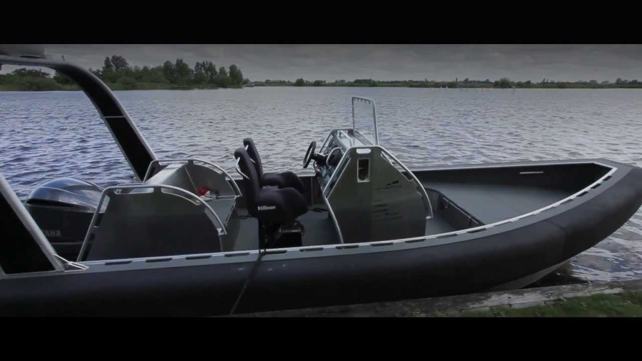 AluRIB Tenderline with Ullman Suspension Boat Seats