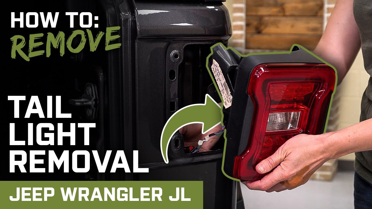 How to Remove Stock Tail Light | Wrangler JL