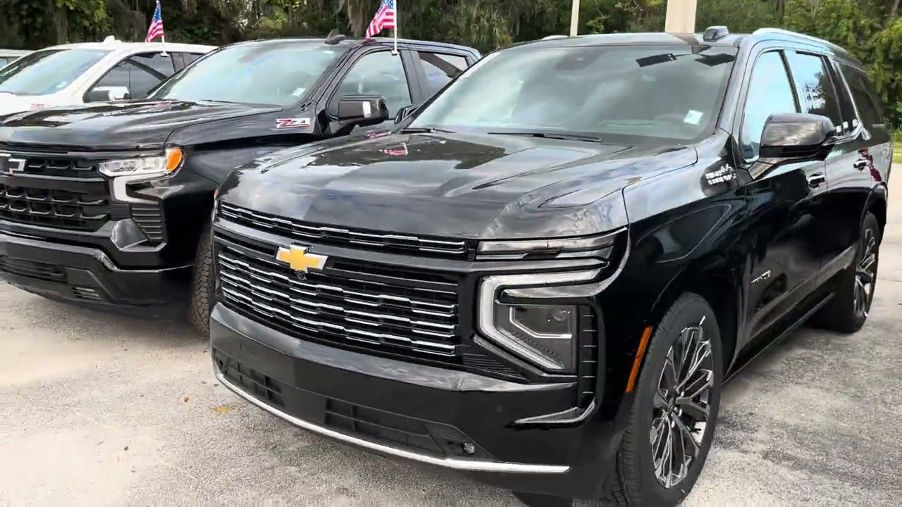 Запуск двигателя Chevrolet Tahoe High Country 2026 года, полный обзор двигателя.