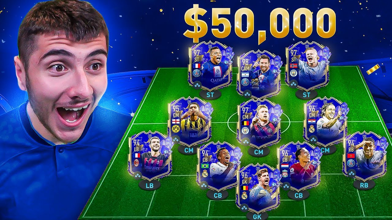I Used A FULL TOTY Team In FIFA 23!