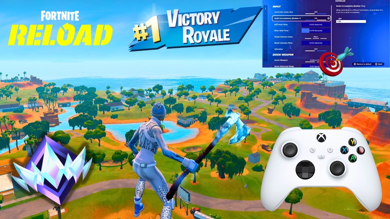 *NEW* Best Controller Settings + Sensitivity For Fortnite Chapter 7! (PS4/PS5/XBOX/PC)