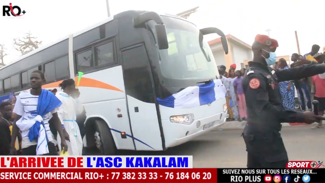 ARRIVEE DE L' ASC KAKALAM FINALE CONTRE JAD