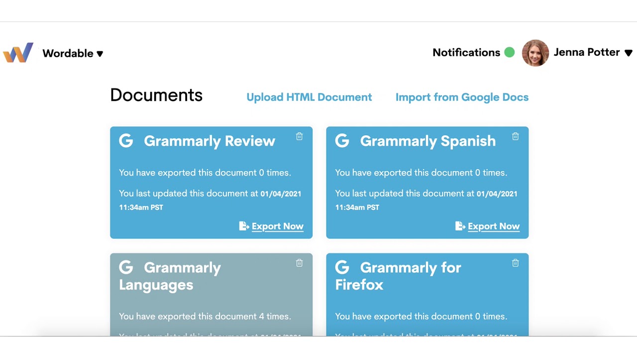 How to Import Documents in Wordable