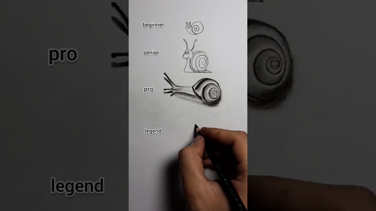 Snail painting on different levels🔥🤯🐌 #dreamofpaintingwithme #art #painting #drawing #shorts