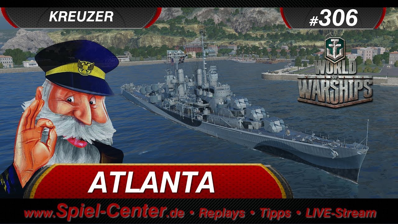 World of Warships Replay #306: Atlanta [ 1 Kill | 143 K ] deutsch