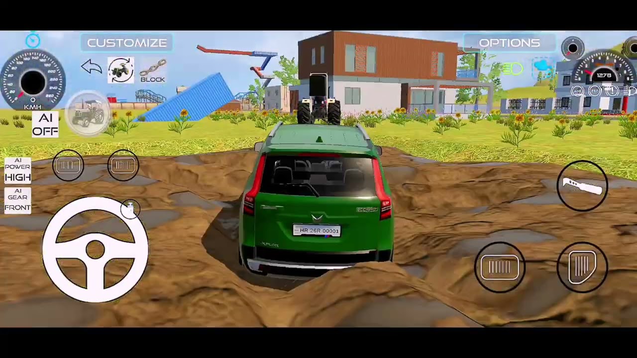 कीचड़ में फंसे कार 🚗 का रेस्क्यू //  Rescue of car 🚗 